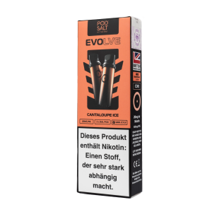 Pod Salt Evolve - Cantaloupe Ice 2x2ml Pod - 20mg/ml