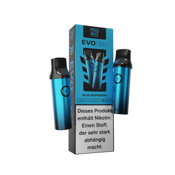 Pod Salt Evolve - Blue Raspberry 2x2ml Pod - 20mg/ml