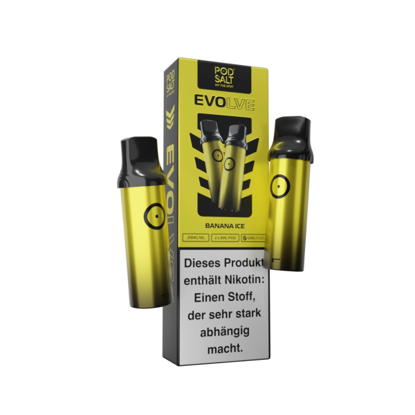 Pod Salt Evolve - Banana Ice 2x2ml Pod - 20mg/ml