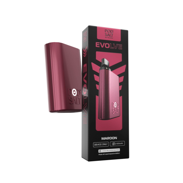 Pod Salt Evolve Box Maroon