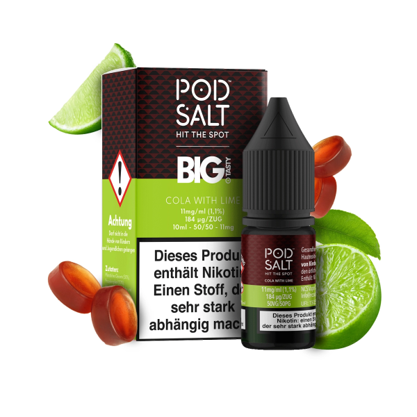 Pod Salt Fusion - Cola with Lime 10ml - 11mg/ml