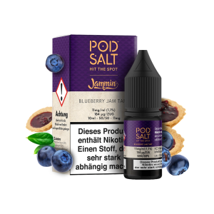 Pod Salt Fusion - Blueberry Jam Tart 10ml - 11mg/ml