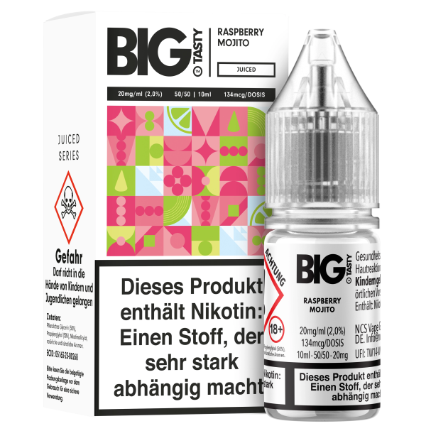 Big Tasty - Raspberry Mojito 10ml - 20mg/ml