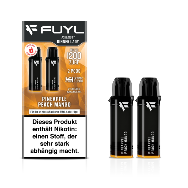 Pineapple Peach Mango Fuyl Prefilled Pods 20mg