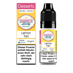 Lemon Tart 10ml 50/50 3mg - Shot