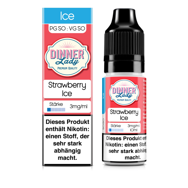 Strawberry Ice 10ml 50/50 3mg - Shot