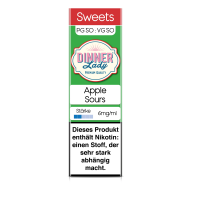 Apple Sours 10ml 50/50 6mg - Shot