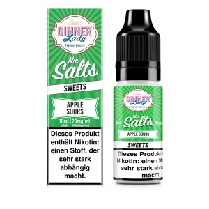 Apple Sours - Salt Nic 50:50 10ml 20mg