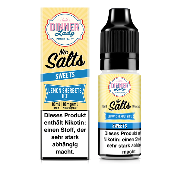 Lemon Sherbets Ice - Nic Salt 50:50 10ml 10mg