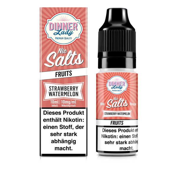 Strawberry Watermelon - Nic Salt 50:50 10ml 10mg