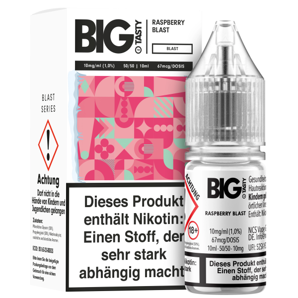 Big Tasty - Raspberry Blast 10ml - 10mg/ml