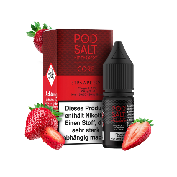 Pod Salt Core - Strawberry 10ml - 20mg/ml