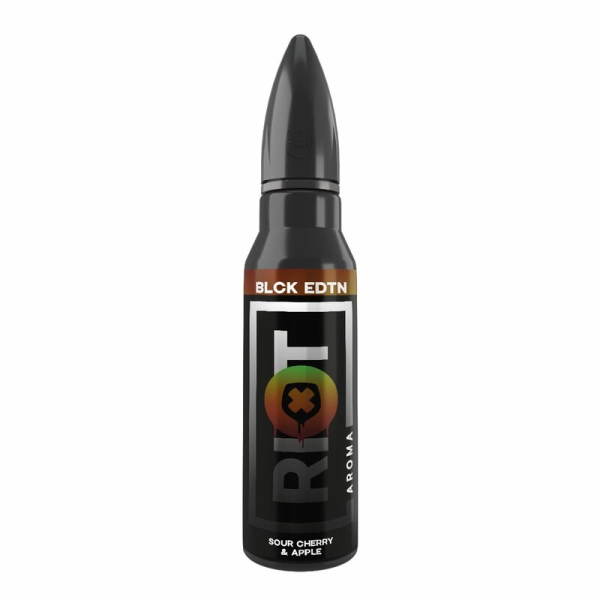 Riot Squad - BLCK Edition - Sour Cherry & Apple - 15ml in 60ml Flasche