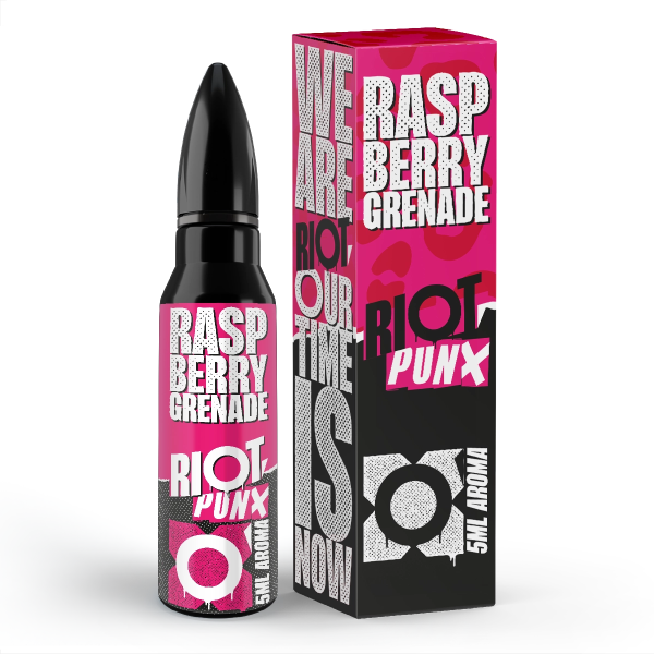 Riot Squad - PUNX - Raspberry Grenate - 5ml in 60ml Flasche