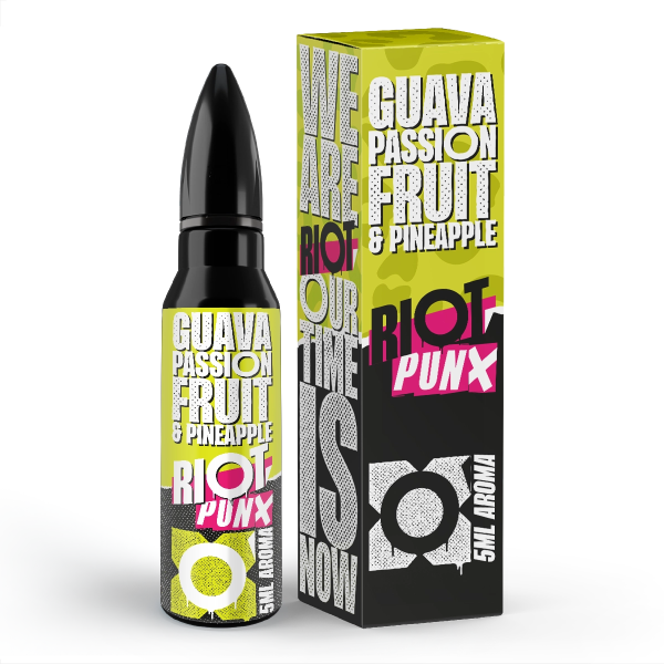 Riot Squad - PUNX - Guava, Passionfruit & Pineapple - 5ml in 60ml Flasche