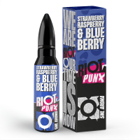 Riot Squad - PUNX - Strawberry, Raspberry & Blueberry - 5ml in 60ml Flasche