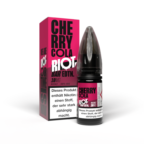 Riot Squad - BAR EDTN - Cherry Cola - 10ml Nikotinsalz Liquid 10mg/ml