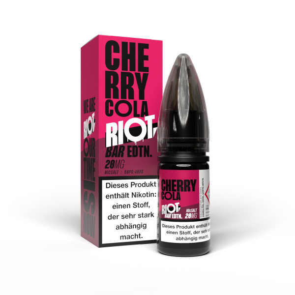 Riot Squad - BAR EDTN - Cherry Cola - 10ml Nikotinsalz Liquid 20mg/ml