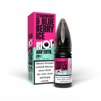 Riot Squad - BAR EDTN - Strawberry Blueberry Ice - 10ml Nikotinsalz Liquid20mg/ml