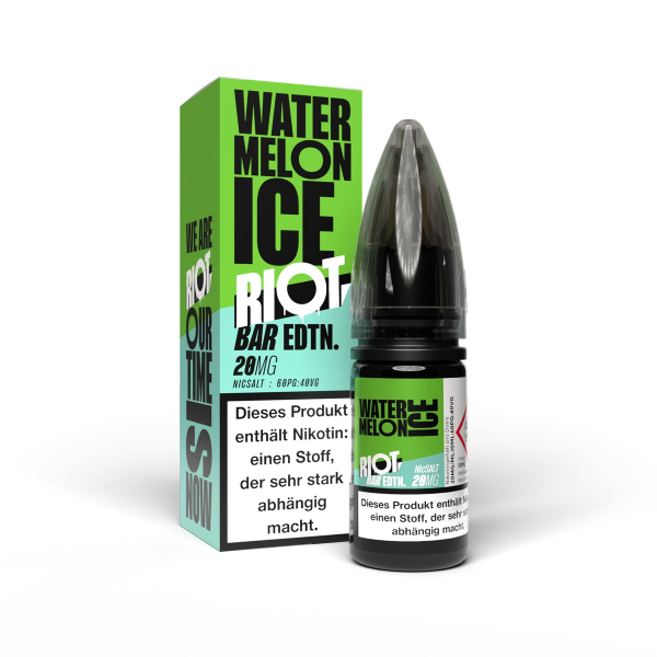 Riot Squad - BAR EDTN - Watermelon Ice - 10ml Nikotinsalz Liquid 20mg/ml