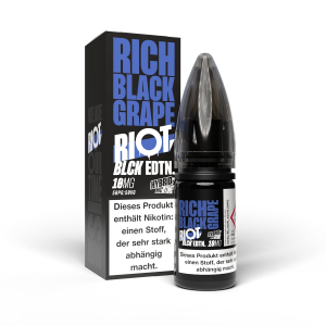 Riot Squad - BLCK Edition - Rich Black Grape - 10ml...