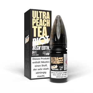 Riot Squad - BLCK Edition - Ultra Peach Tea - 10ml Nikotinsalz Liquid - 5mg/ml