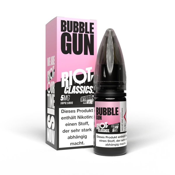 Riot Squad - Classics - Bubblegun - 10ml Nikotinsalz Liquid - 5mg/ml