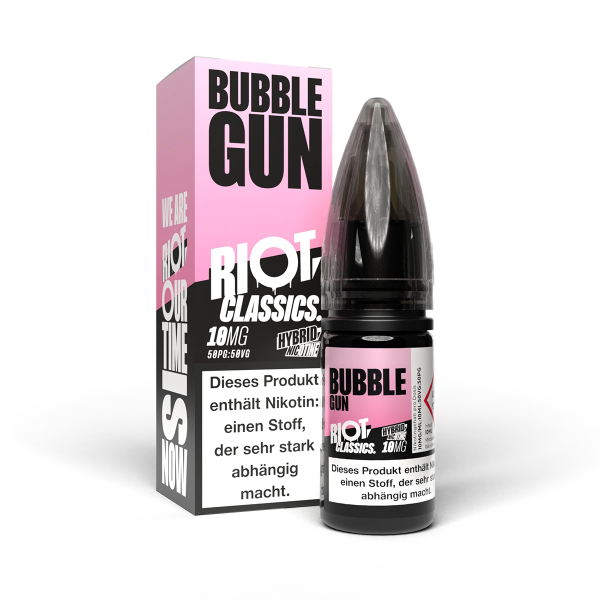 Riot Squad - Classics - Bubblegun - 10ml Nikotinsalz Liquid - 10mg/ml