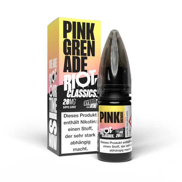 Riot Squad - Classics - Pink Grenade - 10ml Nikotinsalz Liquid - 20mg/ml