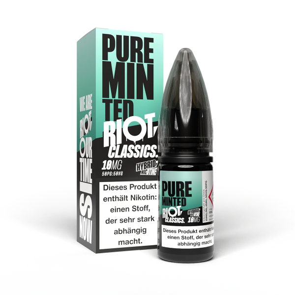 Riot Squad - Classics - Pure Minted - 10ml Nikotinsalz Liquid - 10mg/ml