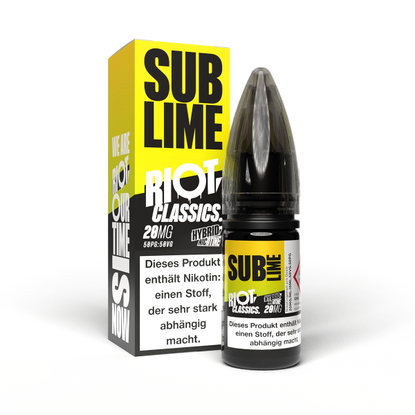 Riot Squad - Classics - Sub Lime - 10ml Nikotinsalz Liquid - 20mg/ml