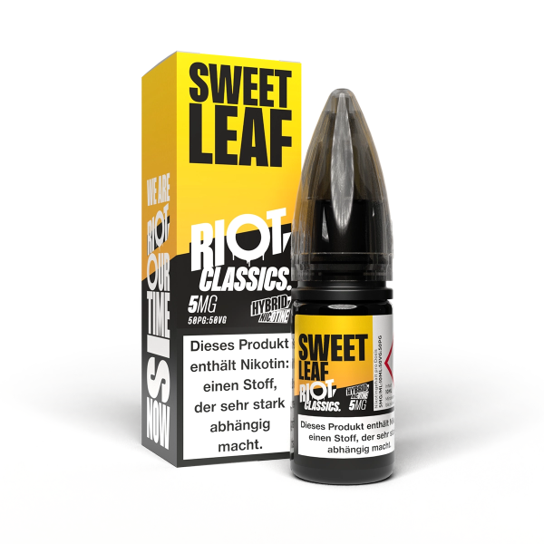 Riot Squad - Classics - Sweet Leaf - 10ml Nikotinsalz Liquid - 5mg/ml