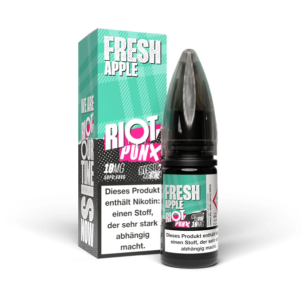 Riot Squad - PUNX - Fresh Apple - 10ml Nikotinsalz Liquid - 10mg/ml