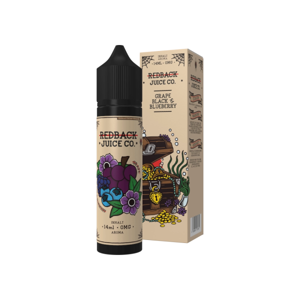 Redback Juice Co. - Aroma Grape Black & Blueberry 14ml