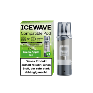 ICEWAVE Compatible Pod - Green Apple Ice 1in1