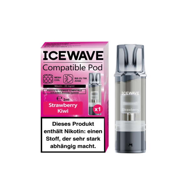 ICEWAVE Compatible Pod - Strawberry Kiwi 1in1