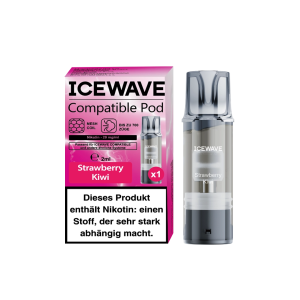 ICEWAVE Compatible Pod - Strawberry Kiwi 1in1