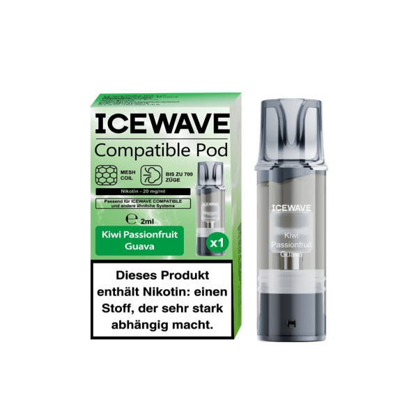 ICEWAVE Compatible Pod - Kiwi Passionfruit Guava 1in1