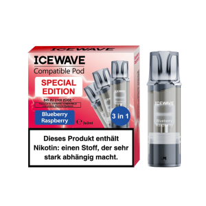 ICEWAVE Compatible Pod - Blueberry Raspberry Special Edition