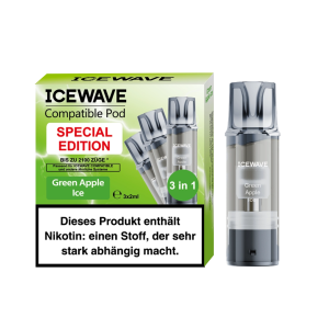 ICEWAVE Compatible Pod - Green Apple Ice Special Edition