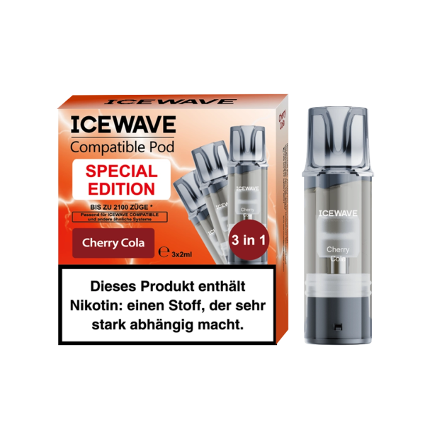 ICEWAVE Compatible Pod - Cherry Cola Special Edition