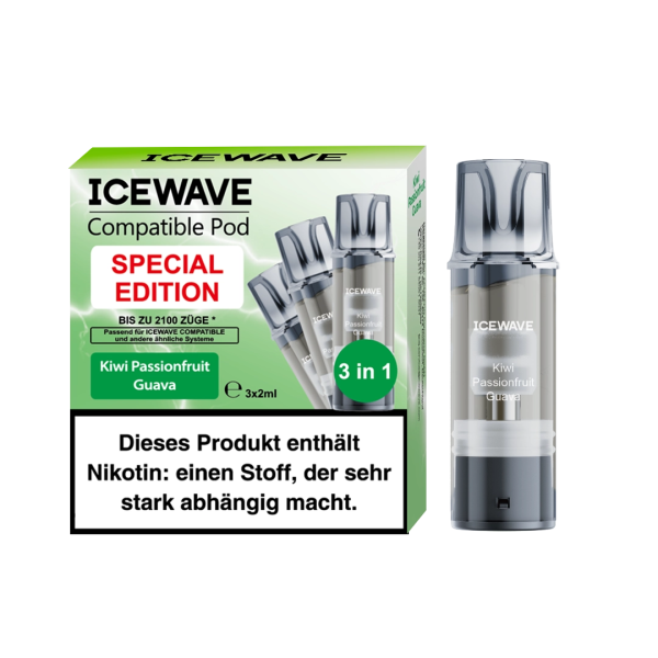 ICEWAVE Compatible Pod - Kiwi Passionfruit Guava Special Edition