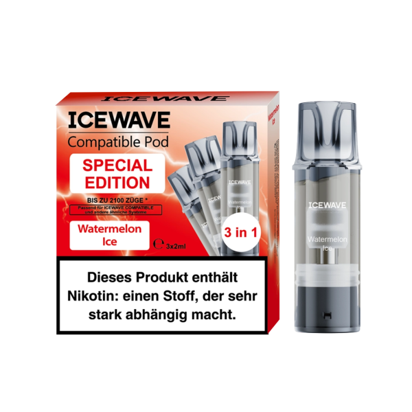 ICEWAVE Compatible Pod - Watermelon Ice Special Edition