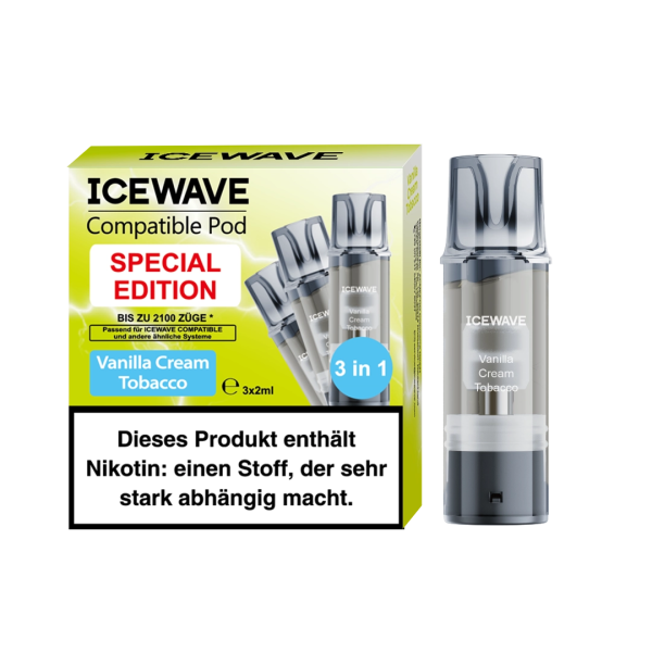 ICEWAVE Compatible Pod - Vanilia Cream Tabacco Special Edition