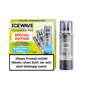 ICEWAVE Compatible Pod - Vanilia Cream Tabacco Special...