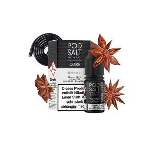 Pod Salt Core Nikotinsalz - Blackjack - Liquid 20mg 10ml