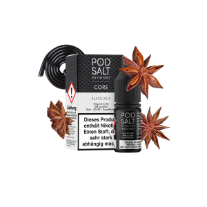 Pod Salt Core Nikotinsalz - Blackjack - Liquid 11mg 10ml