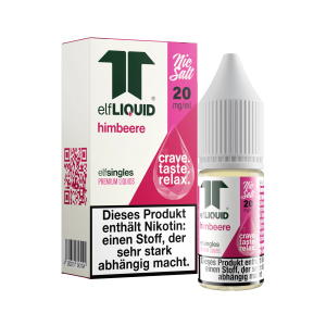 elfLIQUID - elfsingles - 10ml NicSalt Liquid 20mg - Himbeere