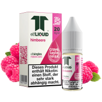 elfLIQUID - elfsingles - 10ml NicSalt Liquid 20mg - Himbeere