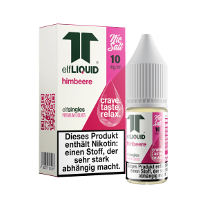 elfLIQUID - elfsingles - 10ml NicSalt Liquid 10mg - Himbeere